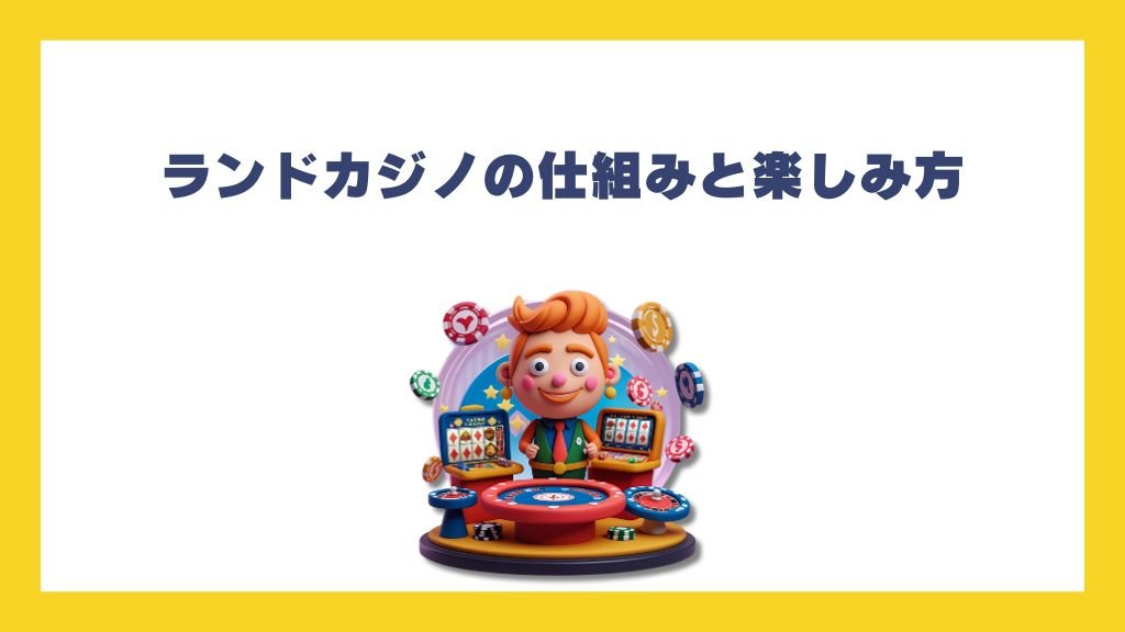ランドカジノの仕組みと楽しみ方